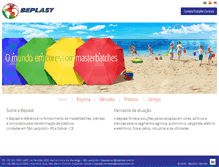 Tablet Screenshot of beplast.com.br